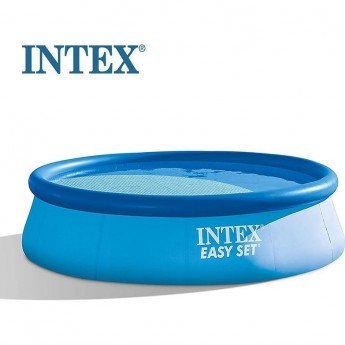 Бассейн надувной INTEX EASY SET 28158, 457х84 см, фильтр-насос Бассейн надувной INTEX EASY SET 28158, 457х84 см, фильтр-насос