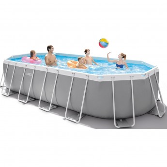 Каркасный бассейн INTEX PRISM FRAME 26796 503 х 274 х 122 см, фильтр-насос, лестница, тент, подстилка Каркасный бассейн INTEX PRISM FRAME 26796 503 х 274 х 122 см, фильтр-насос, лестница, тент, подстилка