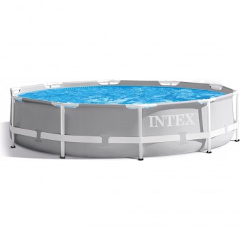 Каркасный бассейн круглый INTEX PRISM FRAME POOL 26702 305х76, фильтр-насос
