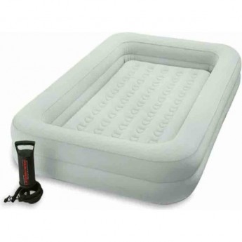 Надувная кровать 2 в 1 INTEX 66810, 107x168x25 (ручной насос в комплекте), от 3-8 лет