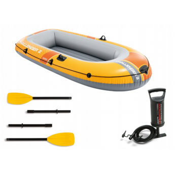 Надувная лодка INTEX "CHALLENGER 2" 66312 236х114х41см, Надувная лодка INTEX "CHALLENGER 2" 66312 236х114х41см,